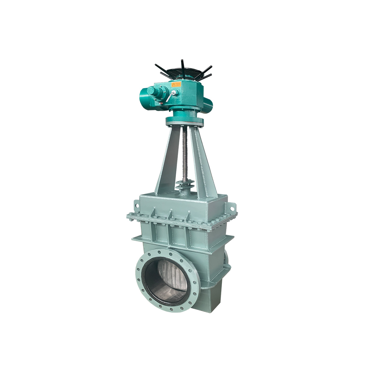Electrically actuated rubber-lined check valve