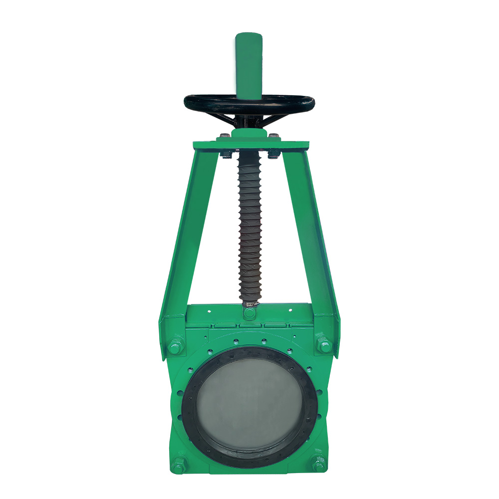 Manual knife gate valve