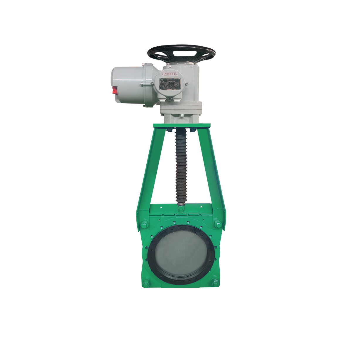 Electric knife gate valve