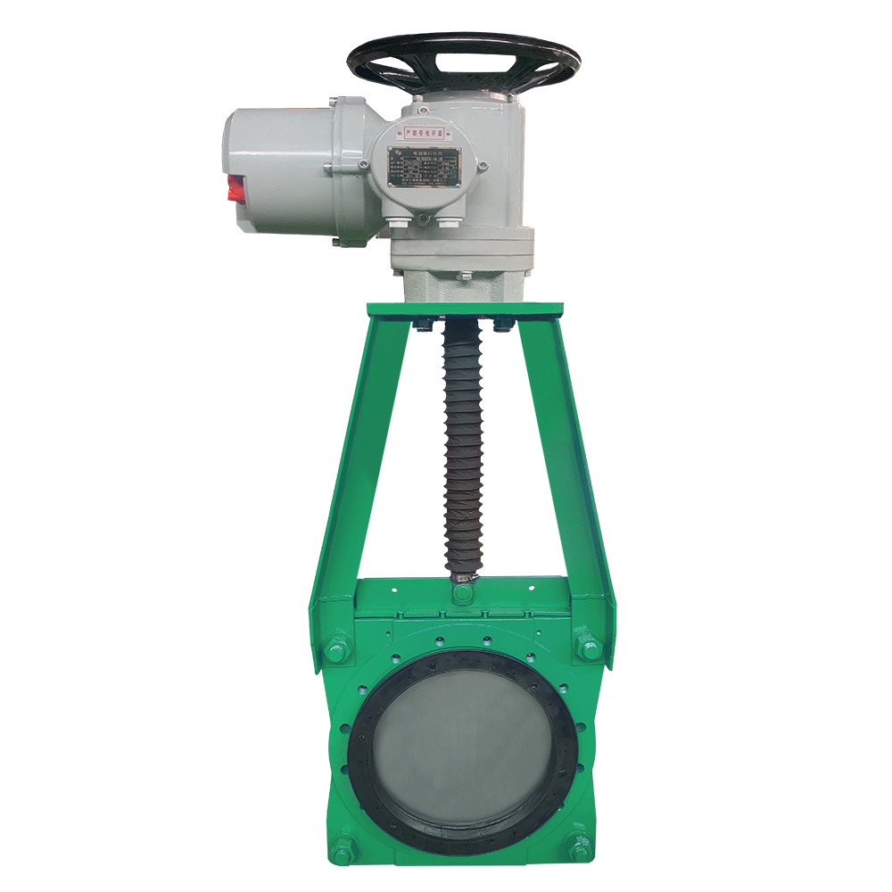 Electric knife gate valve