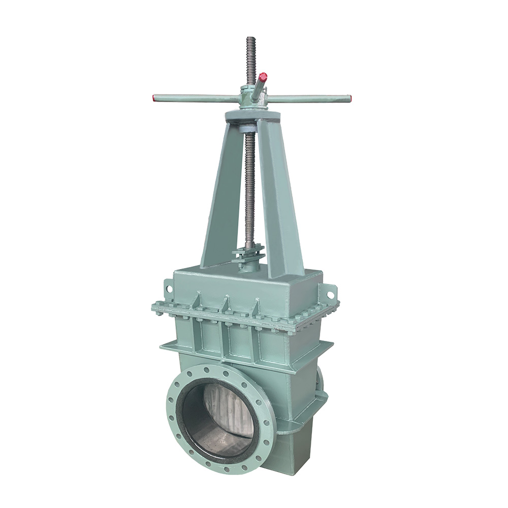 Manual rubber-lined check valve