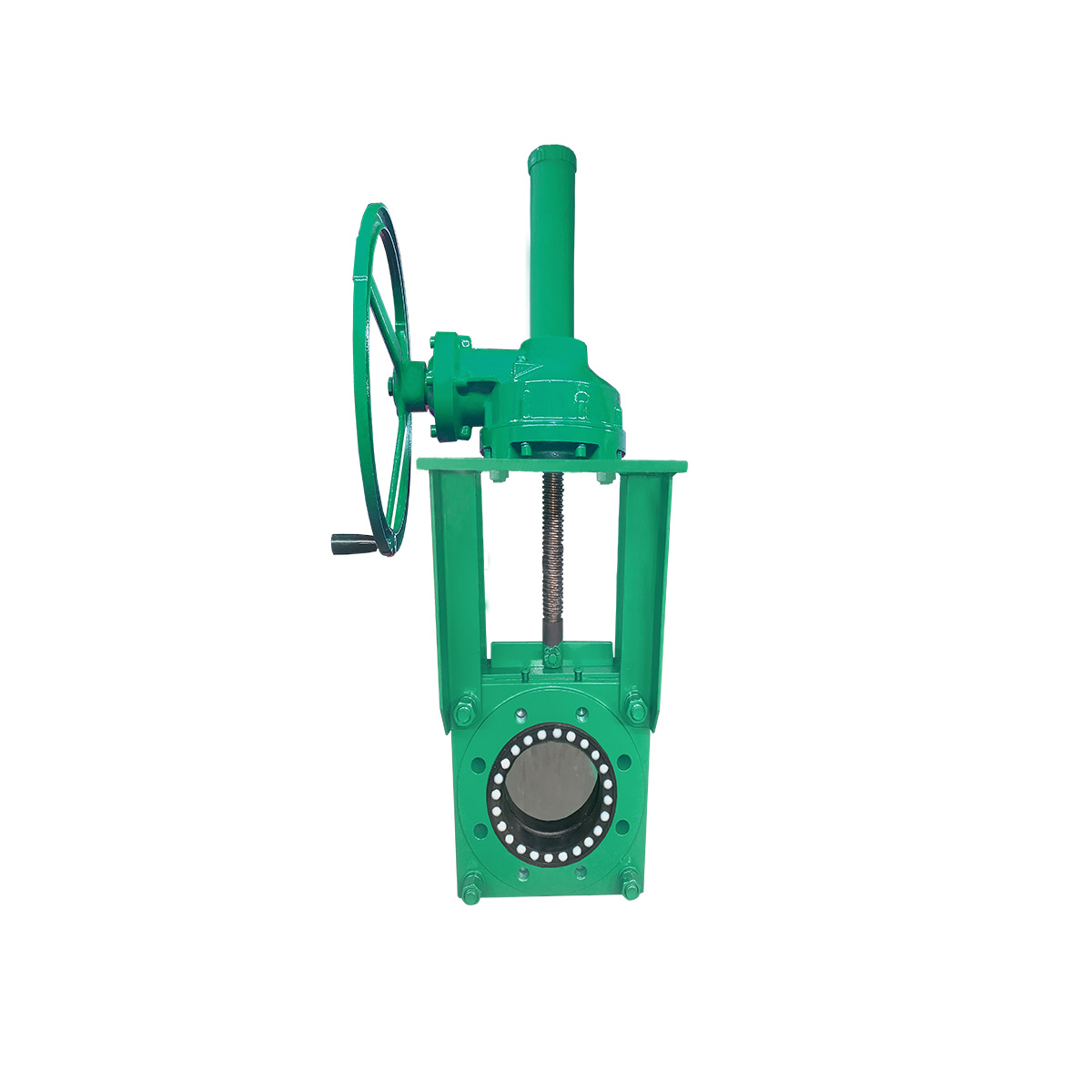 Bevel gear no clearance gate valve