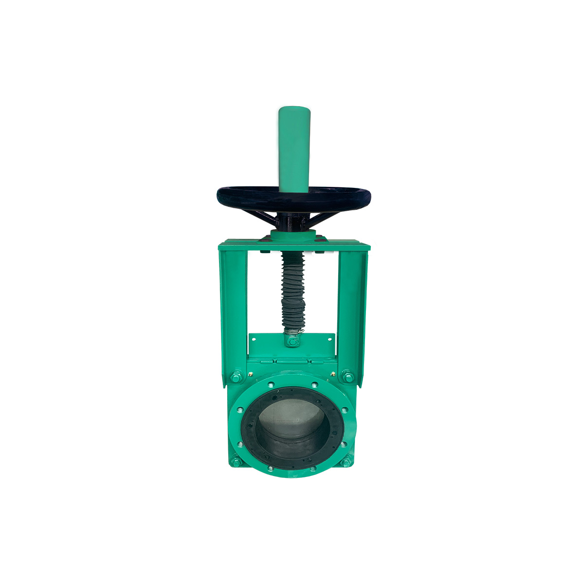 Manual flanged knife gate valve
