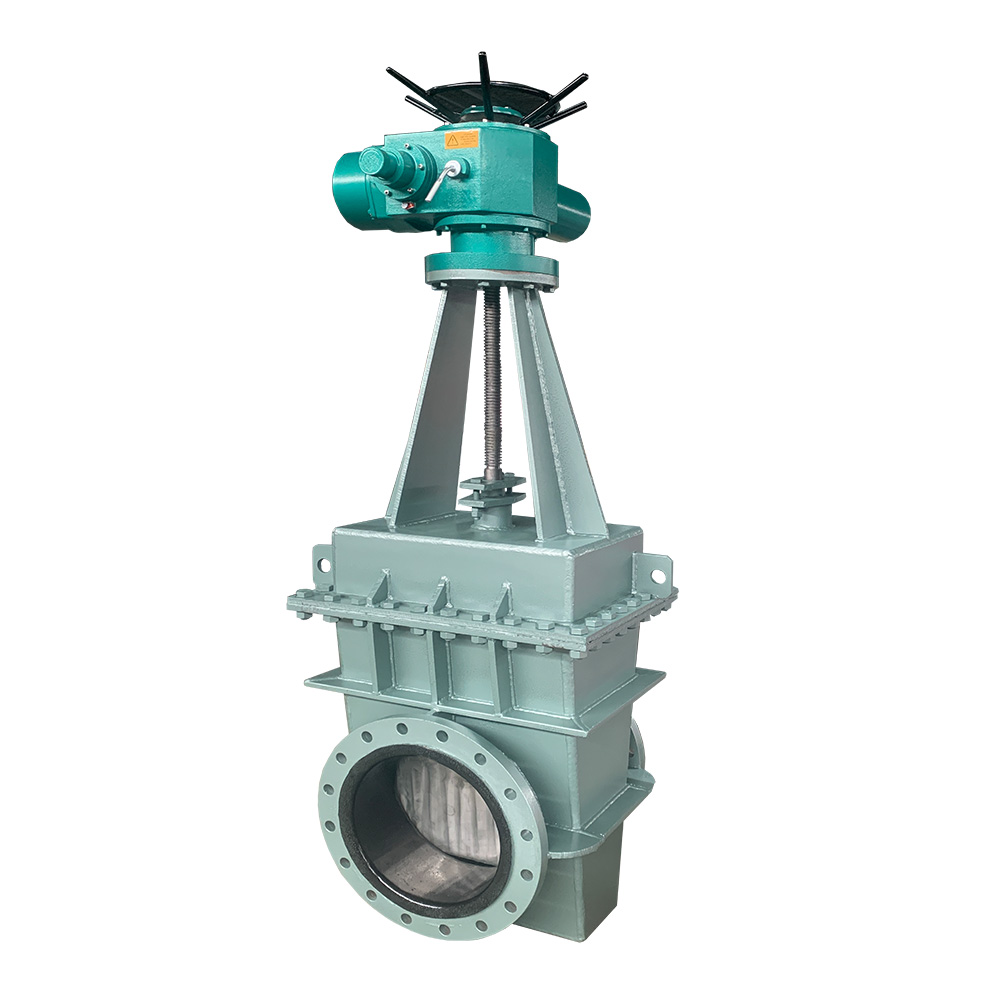 Electrically actuated rubber-lined check valve