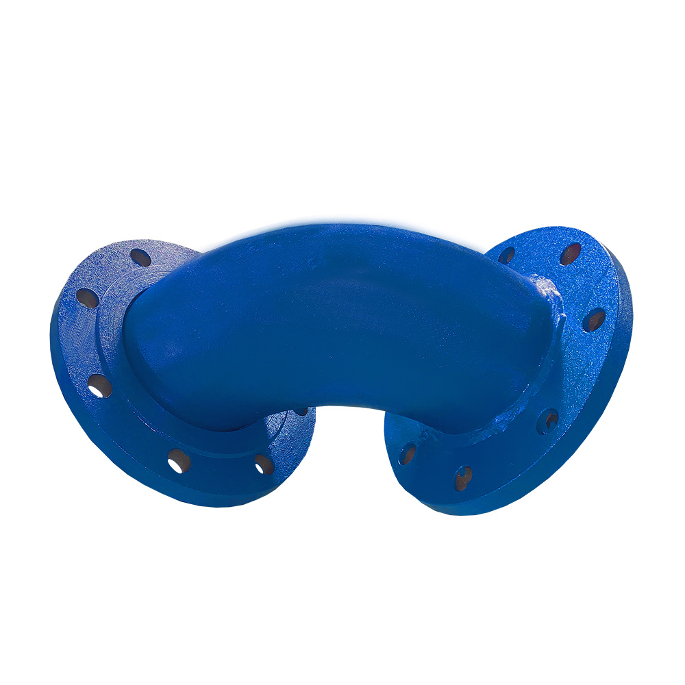 Rubber-lined cross pipe fittings